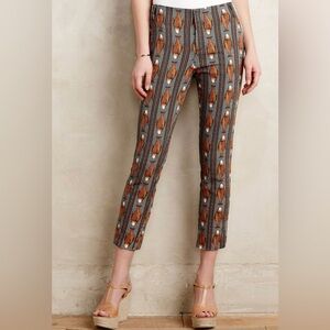 Cartonnier fishing line Charlie trousers- ANTHROPLOGIE- xs